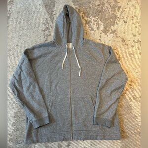 XL Vince hooded zippy sweatshirt